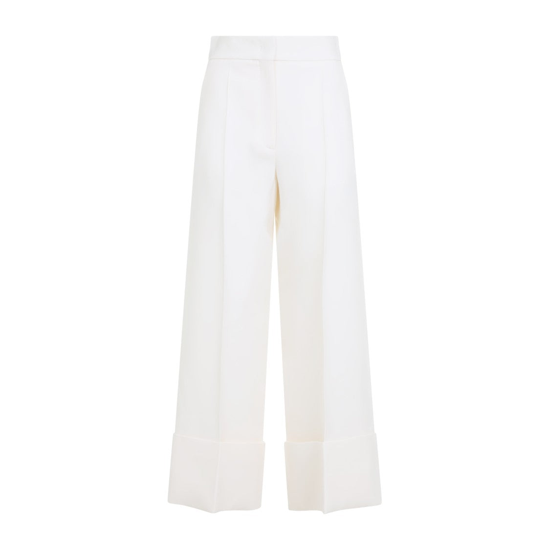 Valentino Ivory White Virgin Wool Pants
