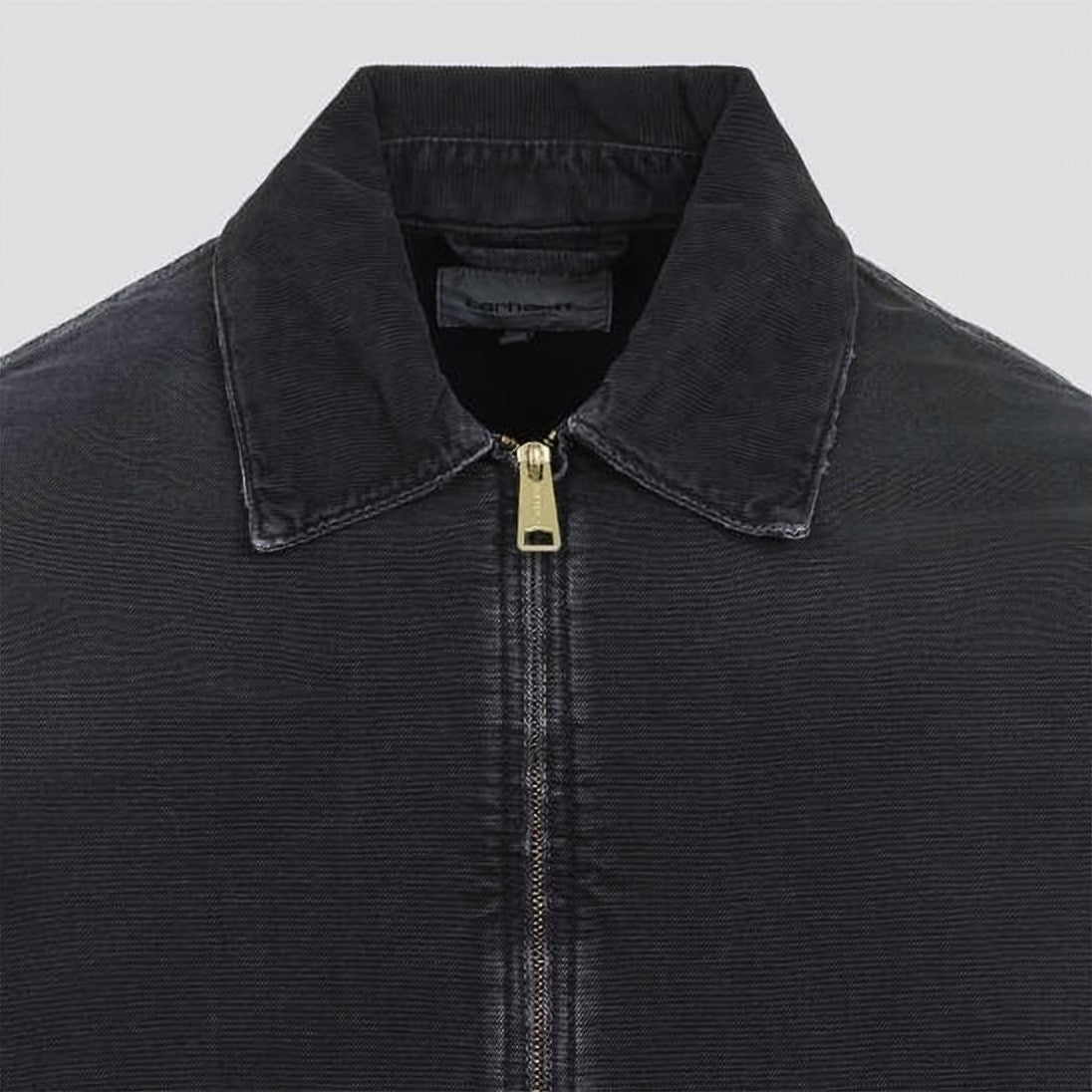Carhartt Wip Workwear-Inspired Black Cotton Carhartt Wip Jacket
