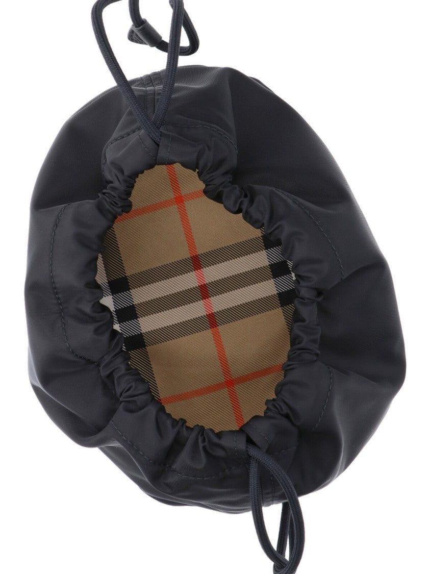 Burberry "Horseshoe" Pouch – Black