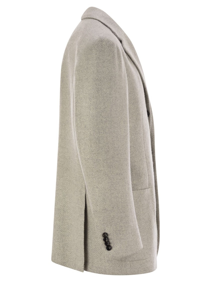 Kiton Single-Breasted Cashmere Jacket