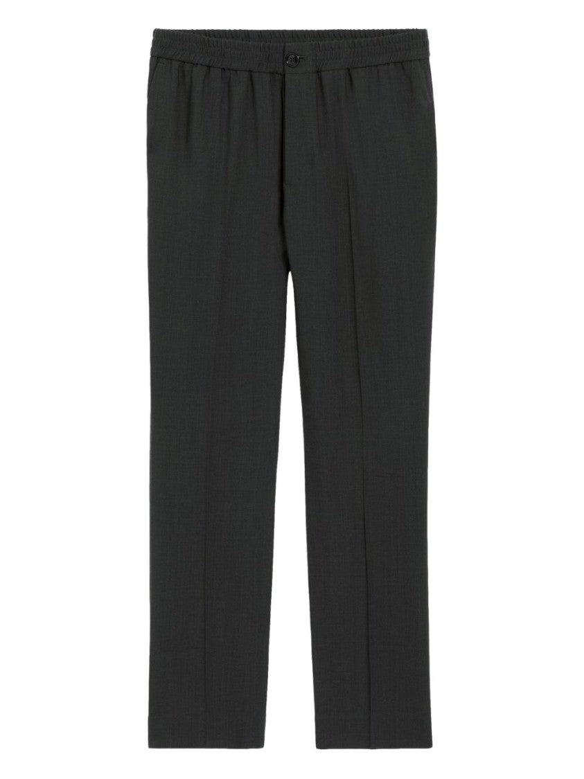 Ami Black Elasticated Trousers
