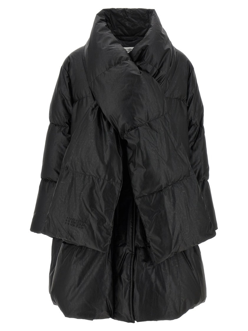 Mm6 By Maison Margiela Scarf Down Jacket