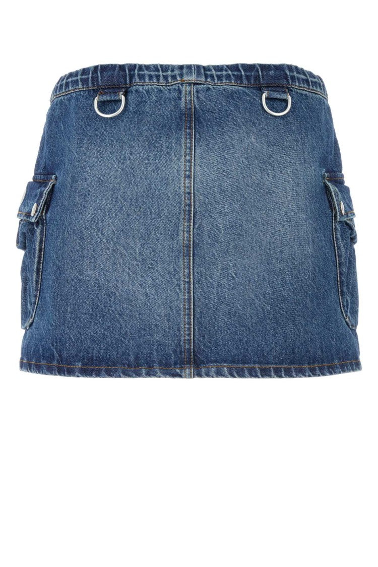 Coperni Denim Mini Shirt