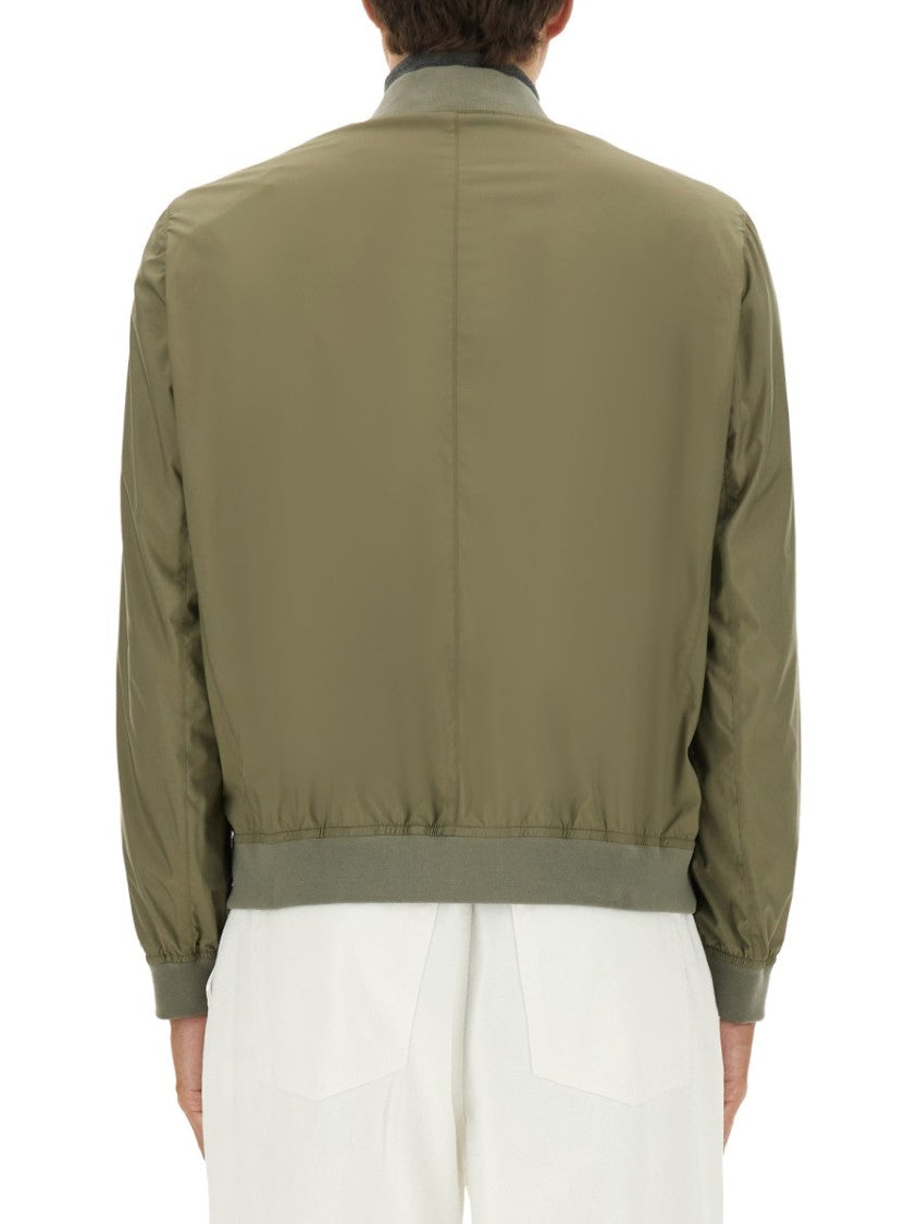 Brunello Cucinelli Lightweight Bomber Jacket With Minimalistic Design
