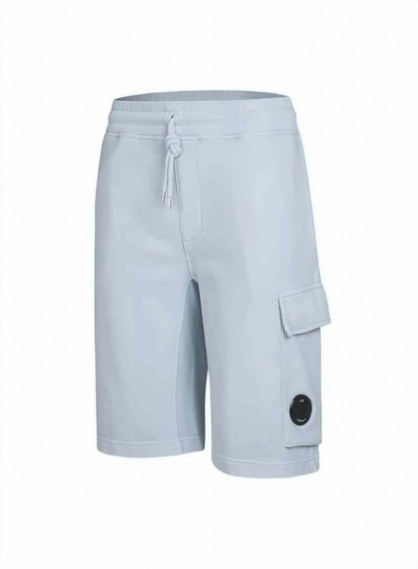 C.P. Company Relaxed-Fit Blue Shorts With Elastic Waistband