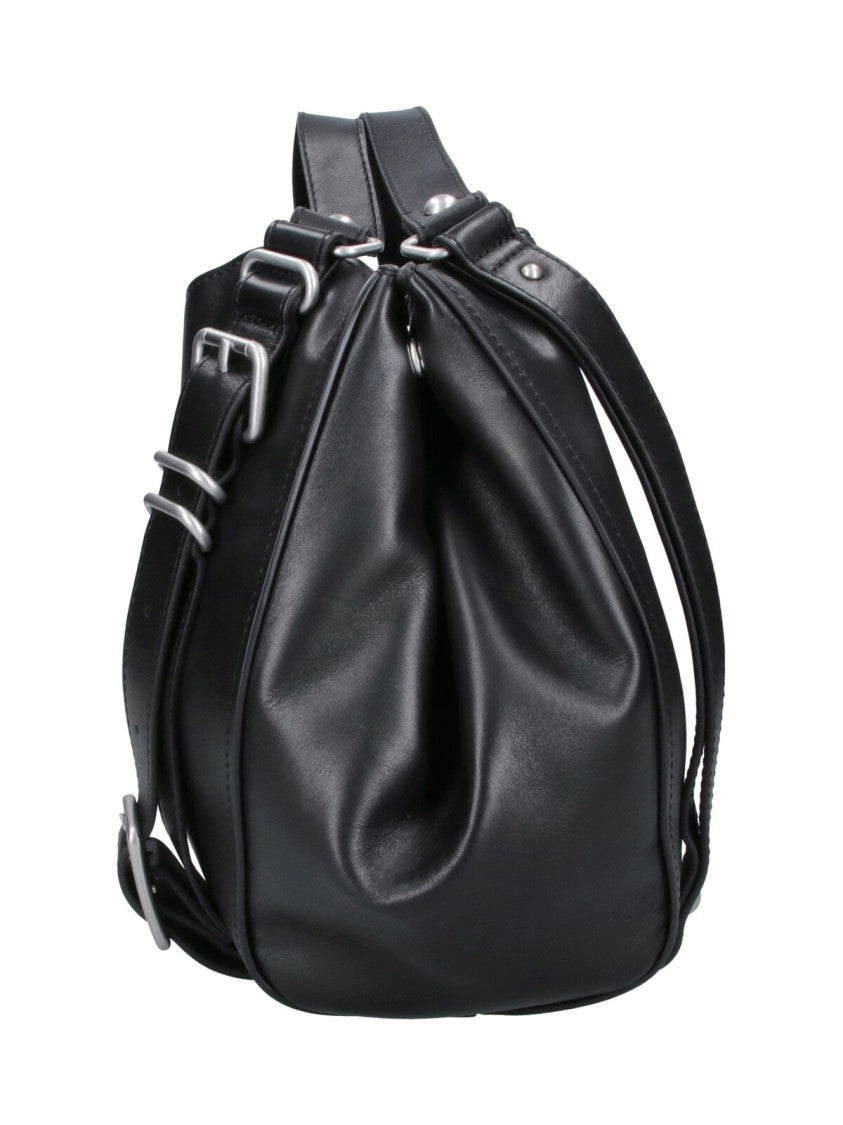 Diesel Medium Handbag With Magnetic Closure And Silver Accents