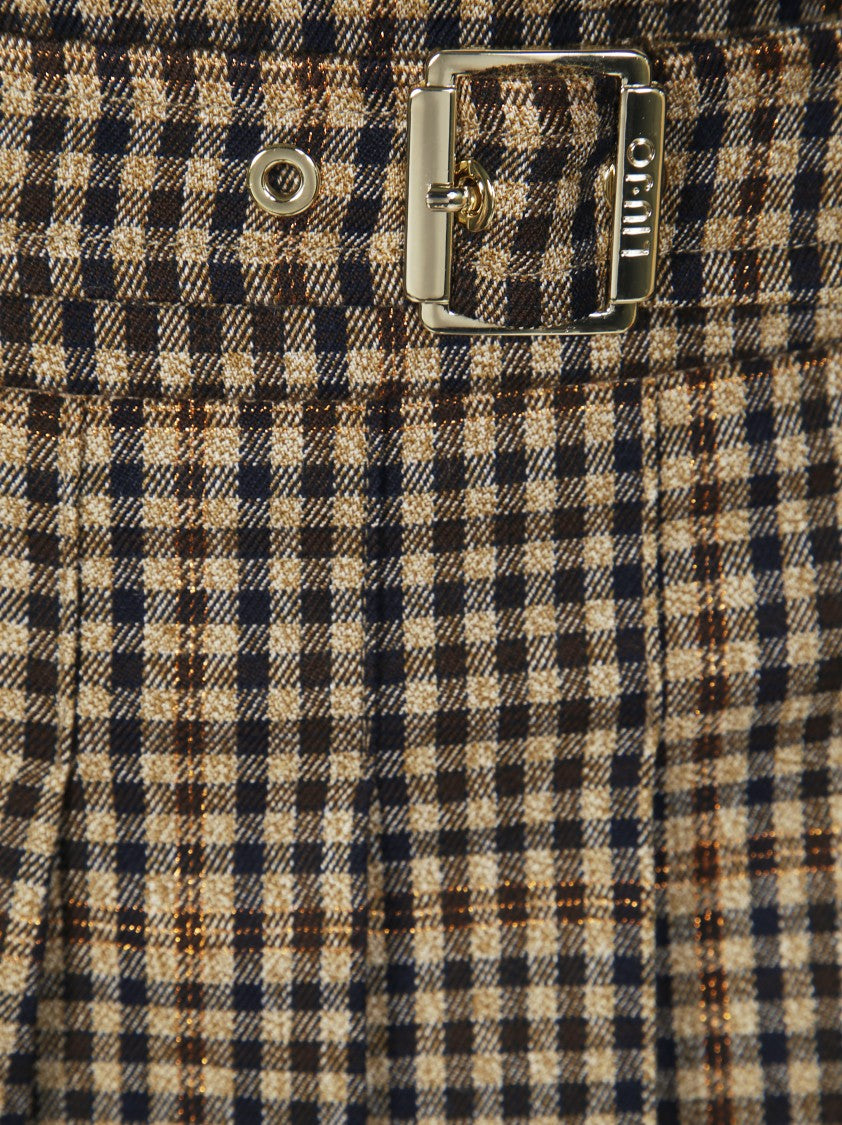 Liu Jo Fitted Mini Skirt With Smooth Texture