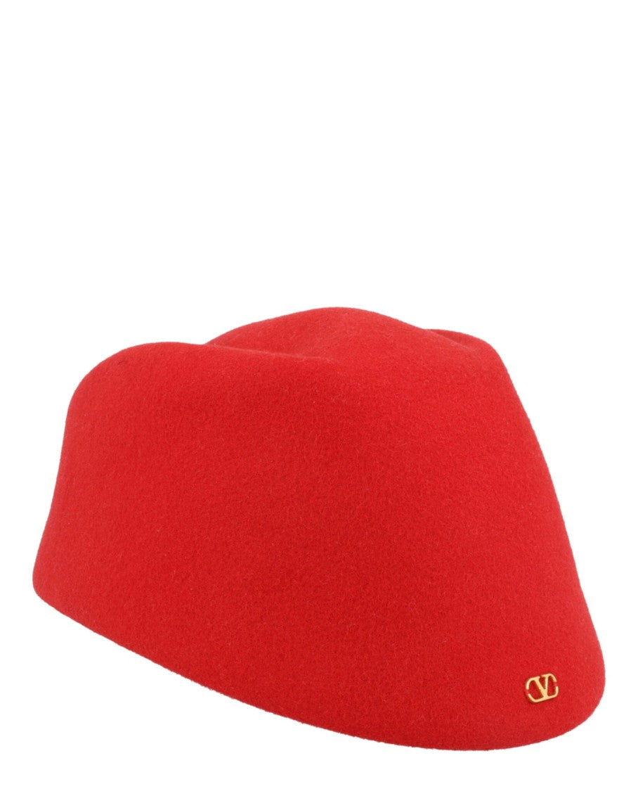 Valentino Vlogo Signature Wool Beret