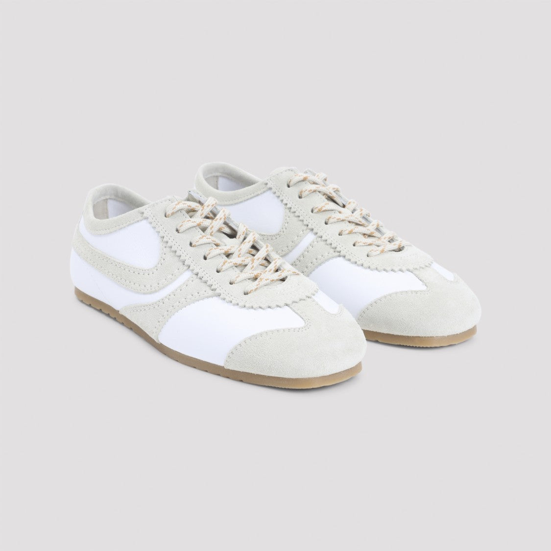 Dries Van Noten White Leather Sneakers