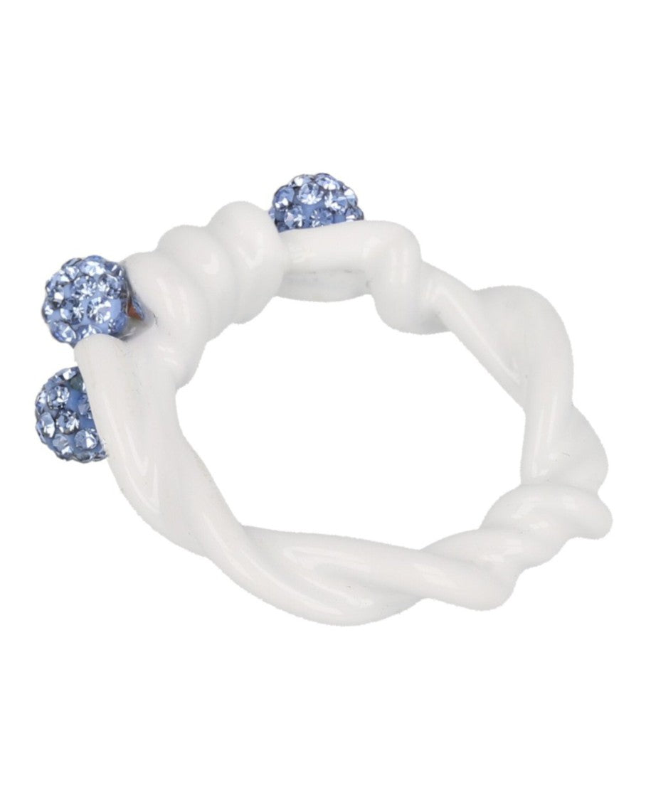 Givenchy Twisted Crystal Ring