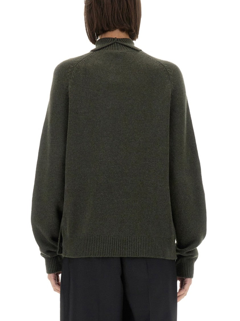 Fendi Cashmere Pullover With High Neck