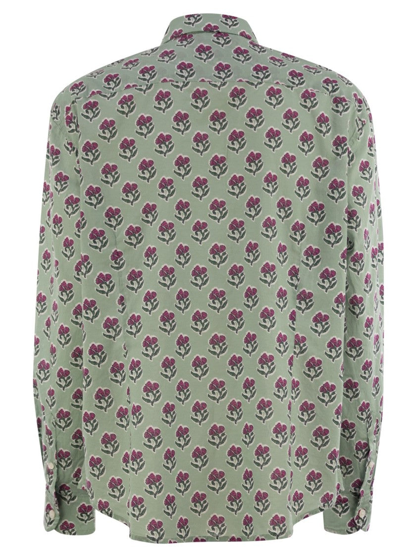 Mc2 Saint Barth Meredith - Cotton Shirt With Pattern