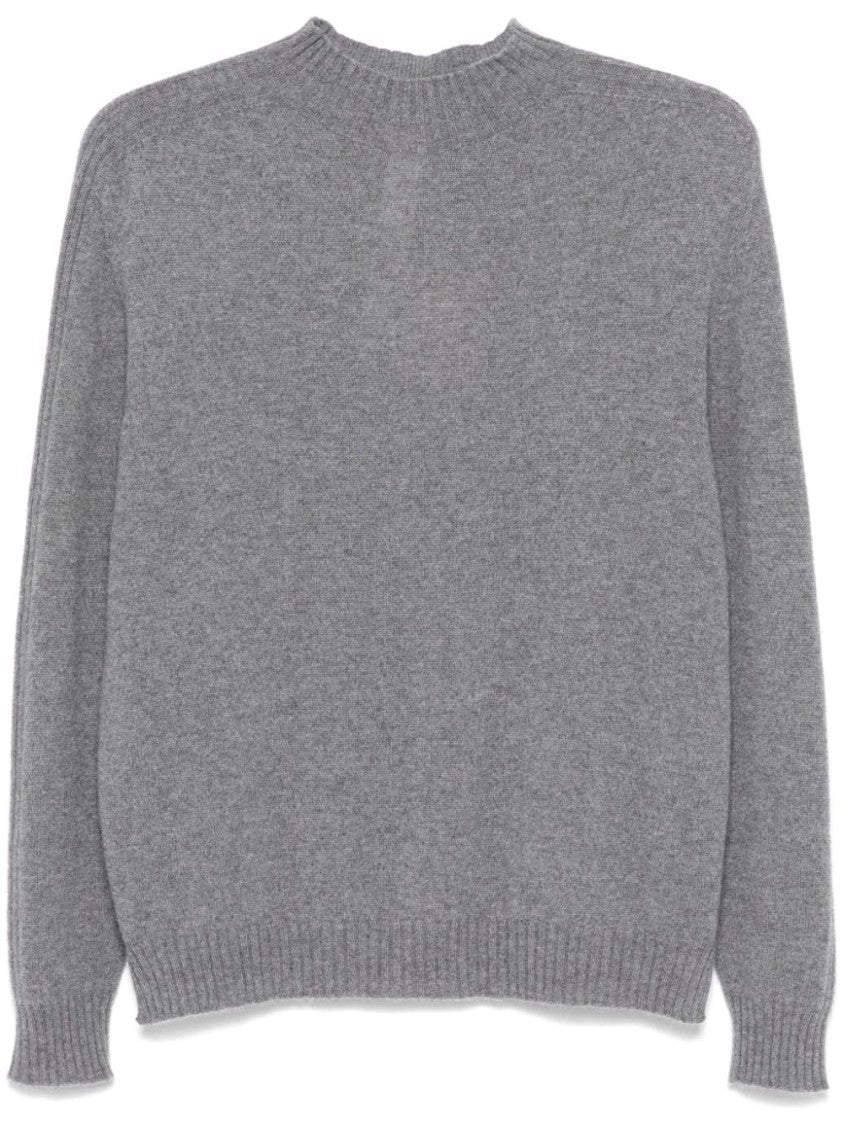 Twin-Set Mock-Neck Cashmere Sweater