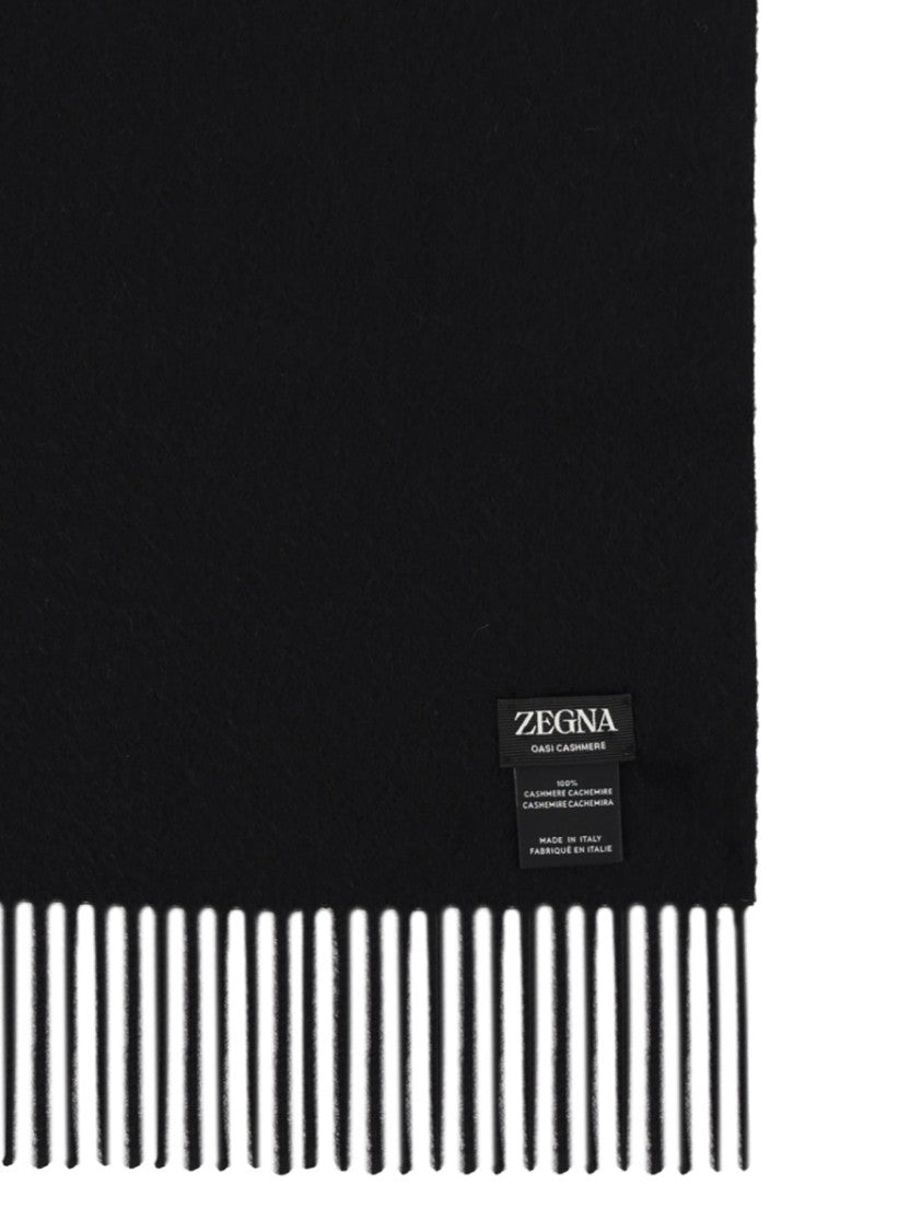 Zegna Fringed Edges Cashmere Scarf