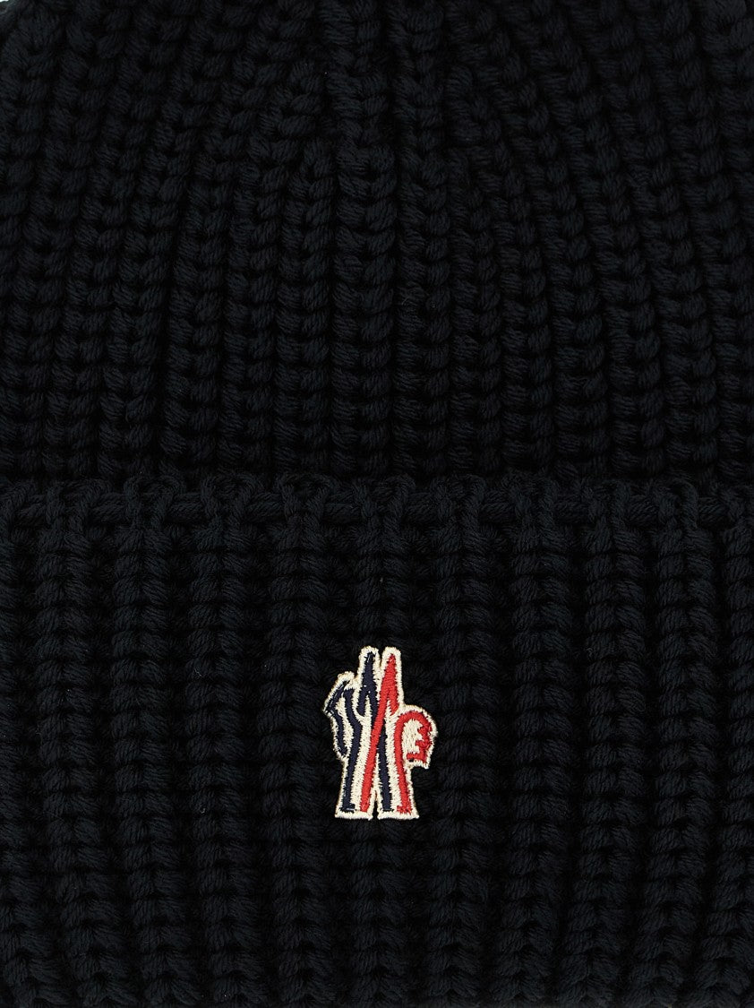 Moncler Grenoble Logo Patch Beanie