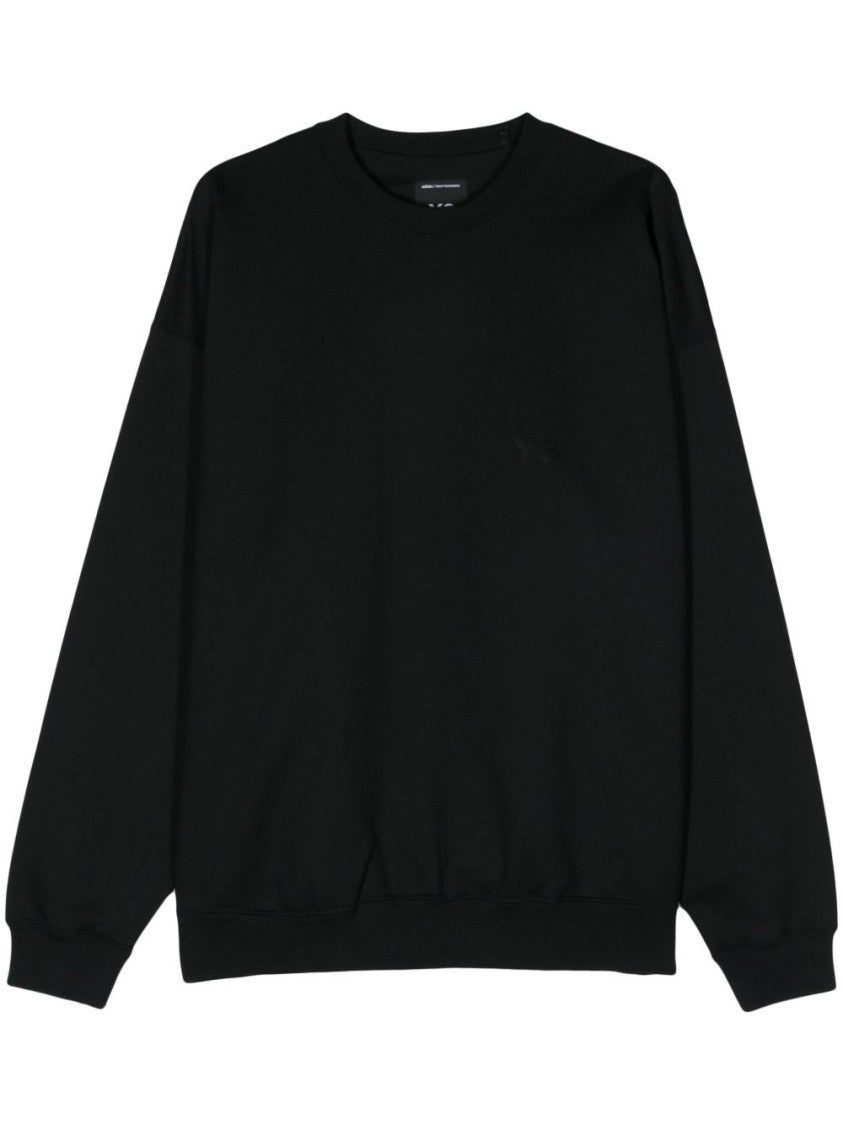 Y-3 Classic Black Sweatshirt With Soft Cotton-Polyester Blend