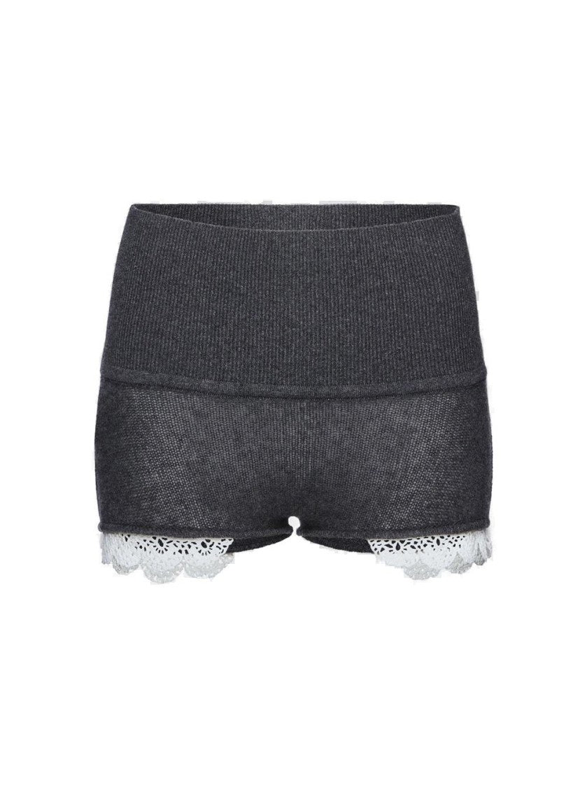 Magda Butrym Knitwear Shorts Grey