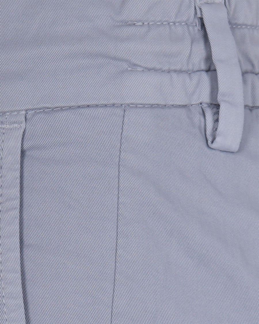 Eleventy Cotton Elasticized Front-Pleated Drawstring Casual Pants