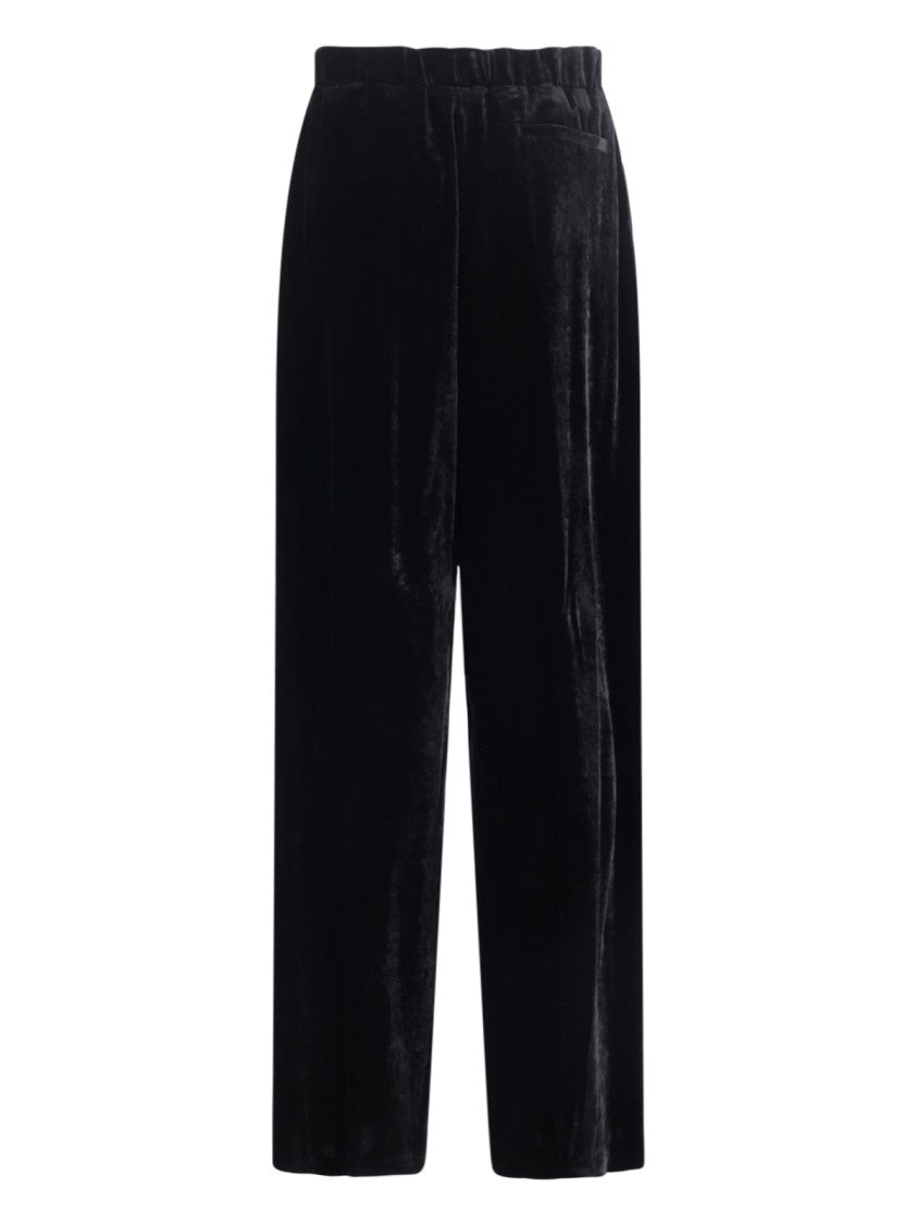 Golden Goose Straight Leg Trousers – Black