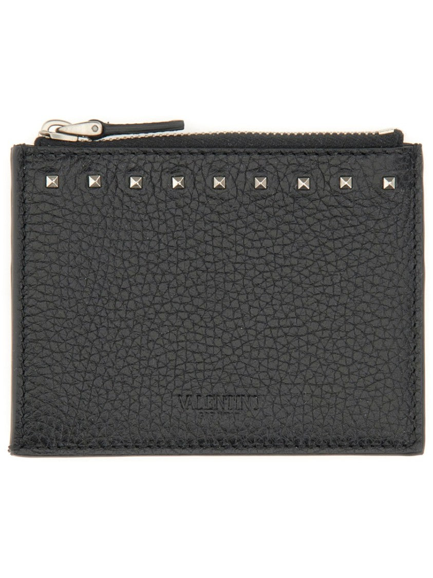 Valentino Garavani "Rockstud" Card Holder