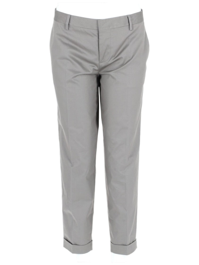 Dsquared2 Tailored Cropped Cotton-Blend Pleated Pants