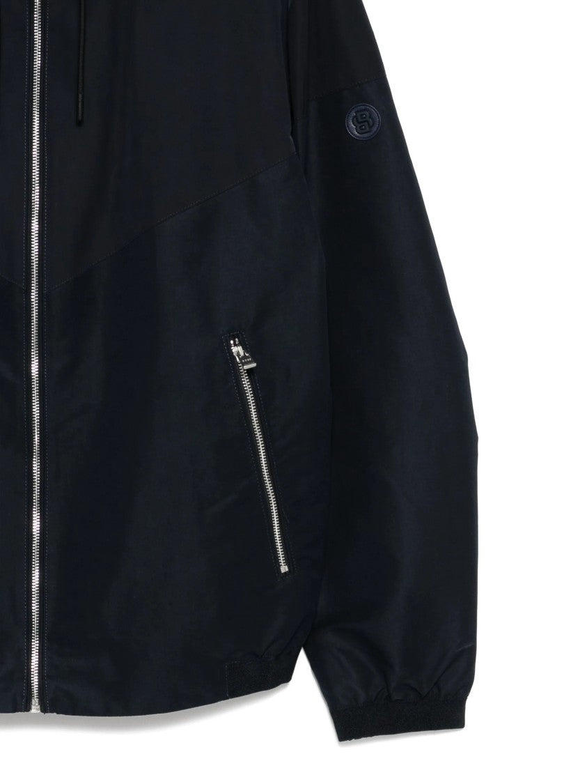 Hugo Boss Black H Cireno Sleek Zippered Hooded Jacket