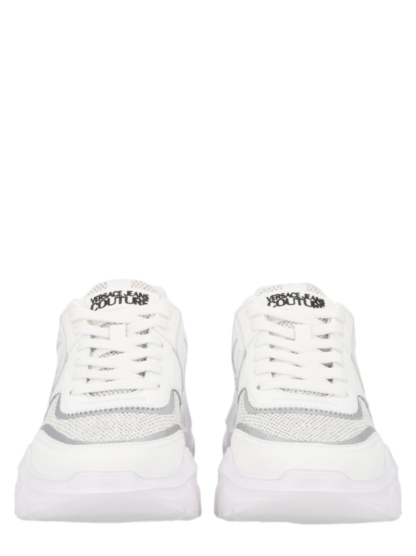 Versace Jeans Couture Speedtrack Sporty Holographic Logo Sneakers