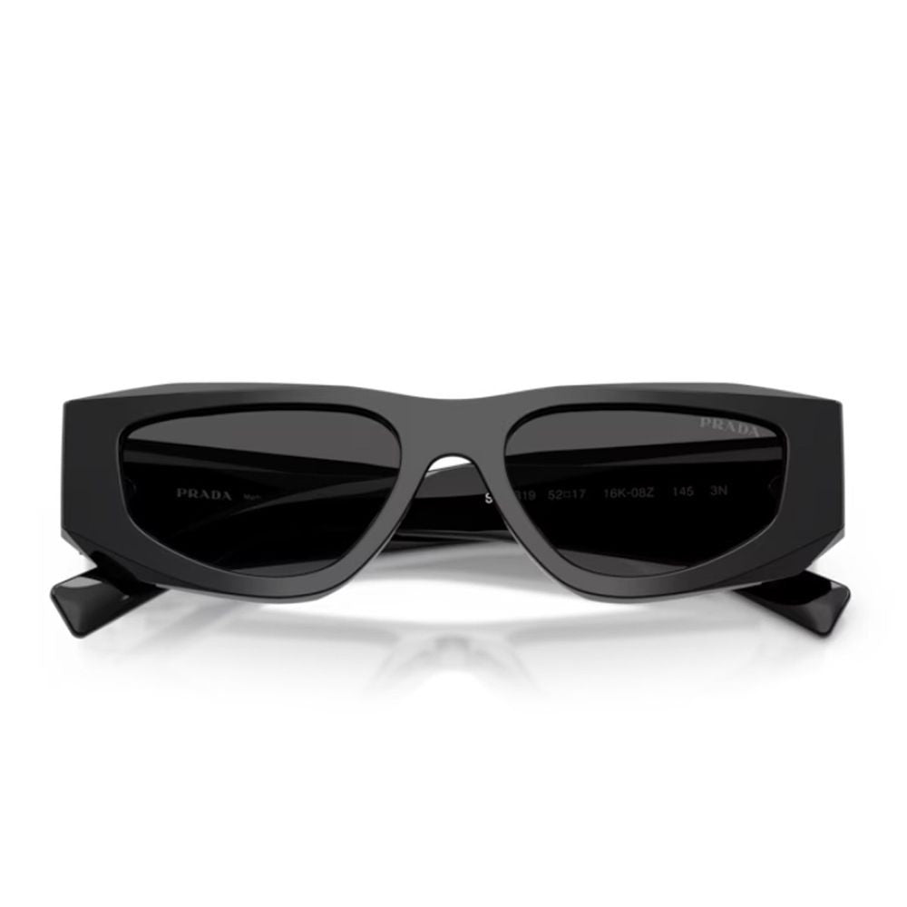 Prada Pr B19s Symbole Rectangular Geometric Acetate Sunglasses