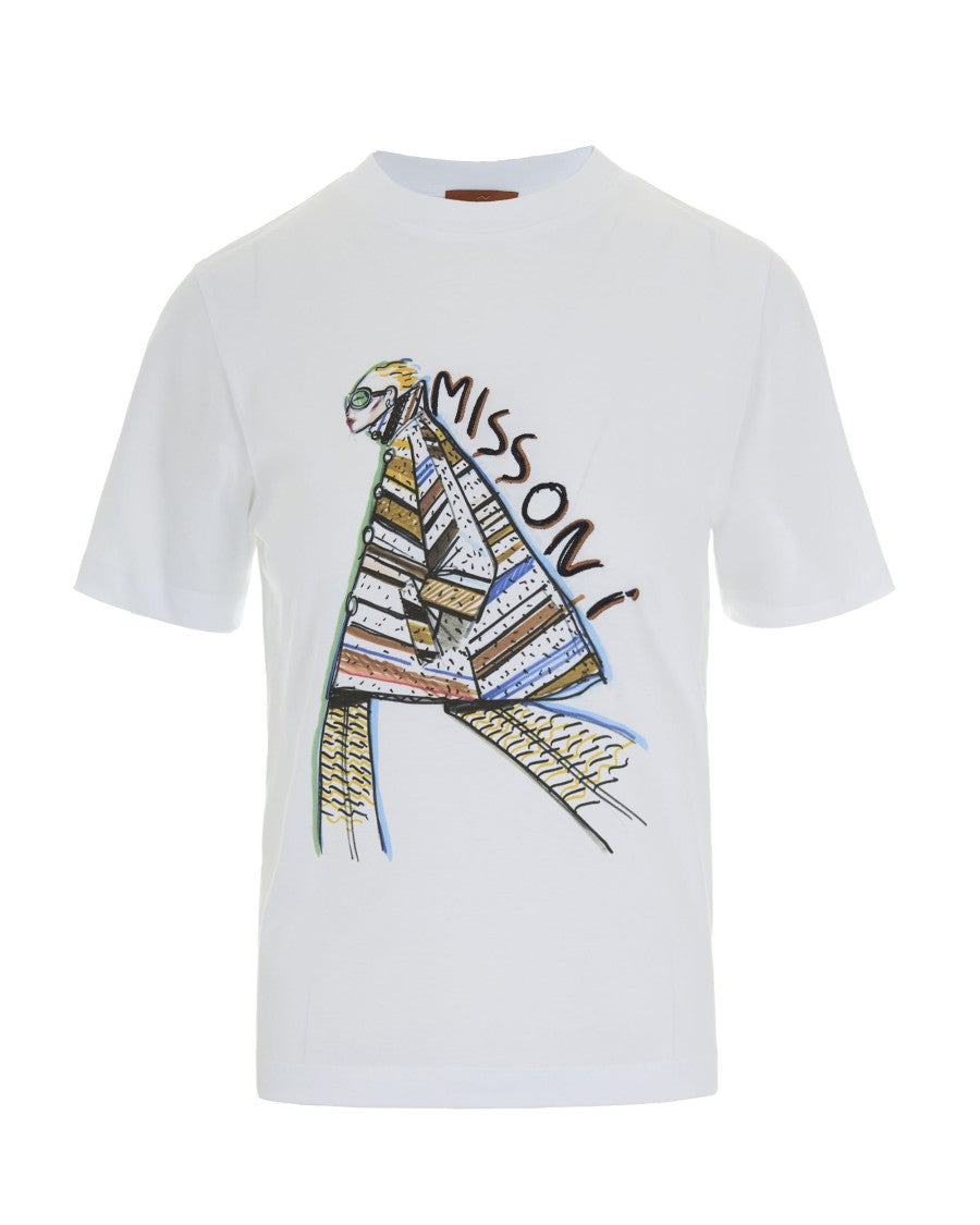 Missoni T-Shirt With Print And Logo