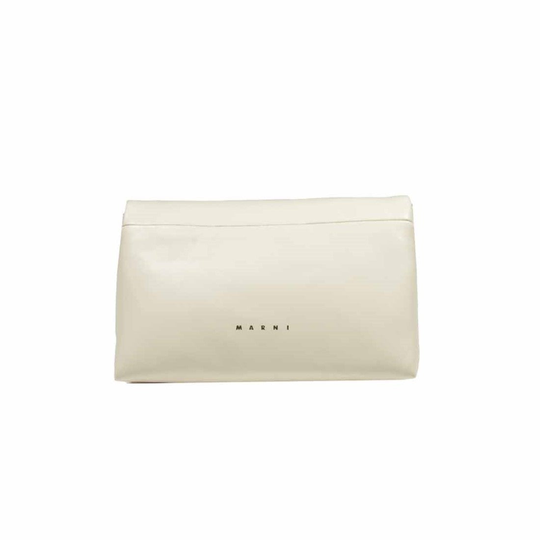 Marni Prisma Shoulder Bag In Natural White Leather