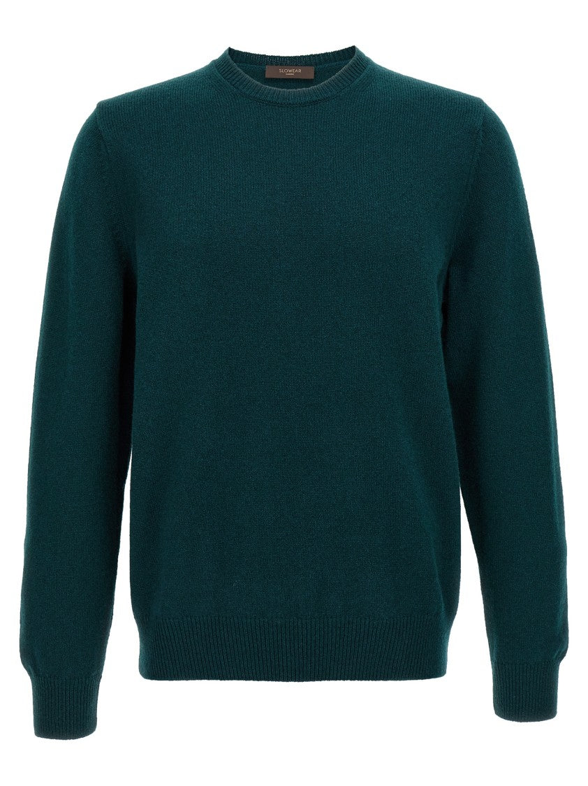 Zanone Slim Fit Virgin Wool Crewneck Sweater