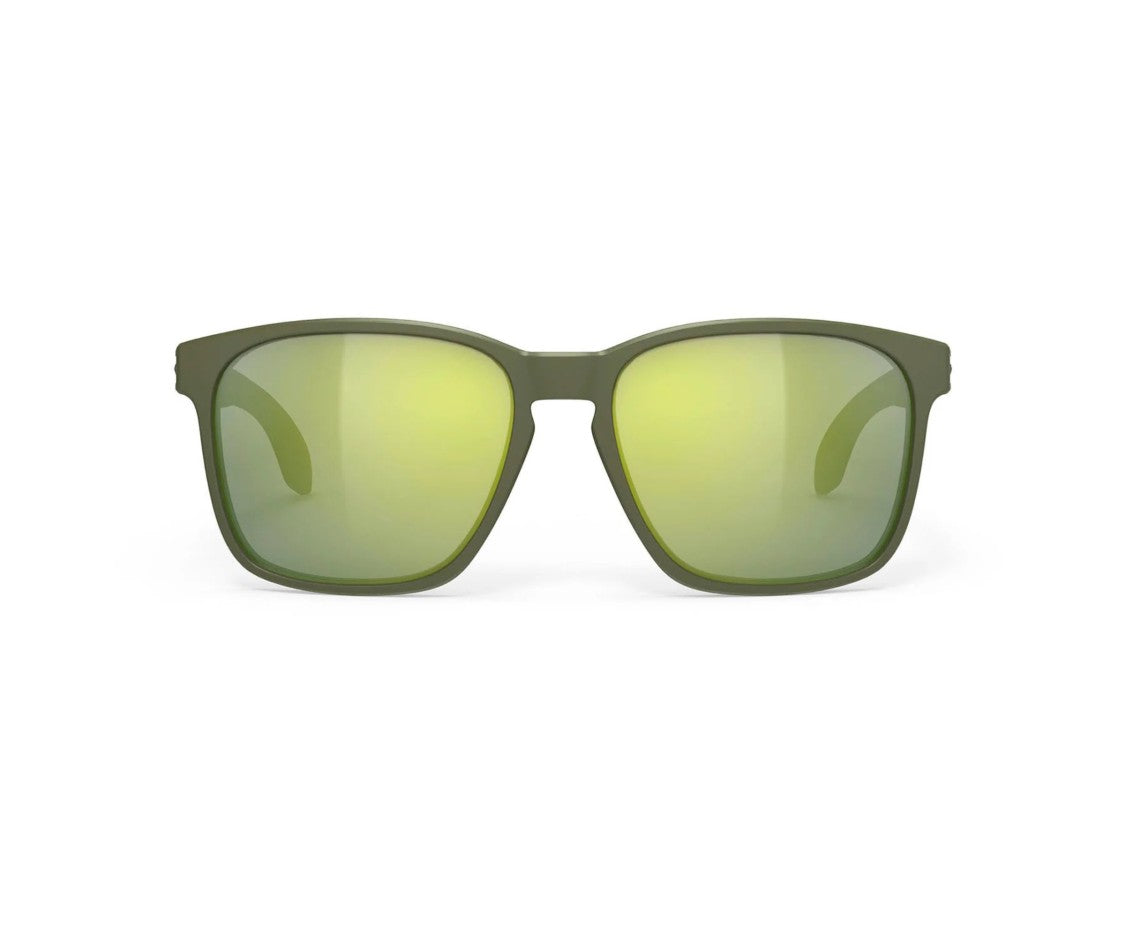 Rudy Project Bold Square Frame Sunglasses With Matte Finish