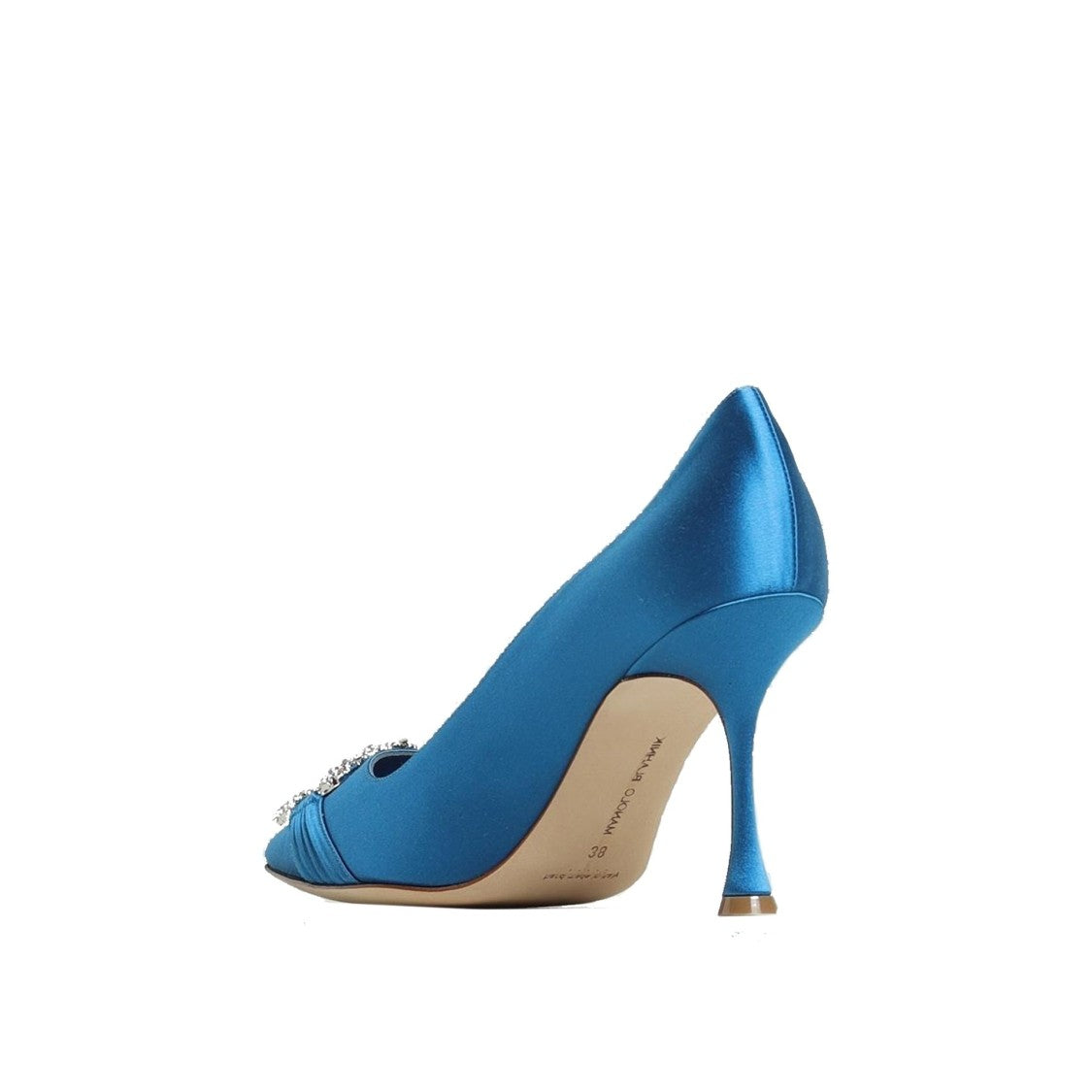 Manolo Blahnik Maida Satin Pumps