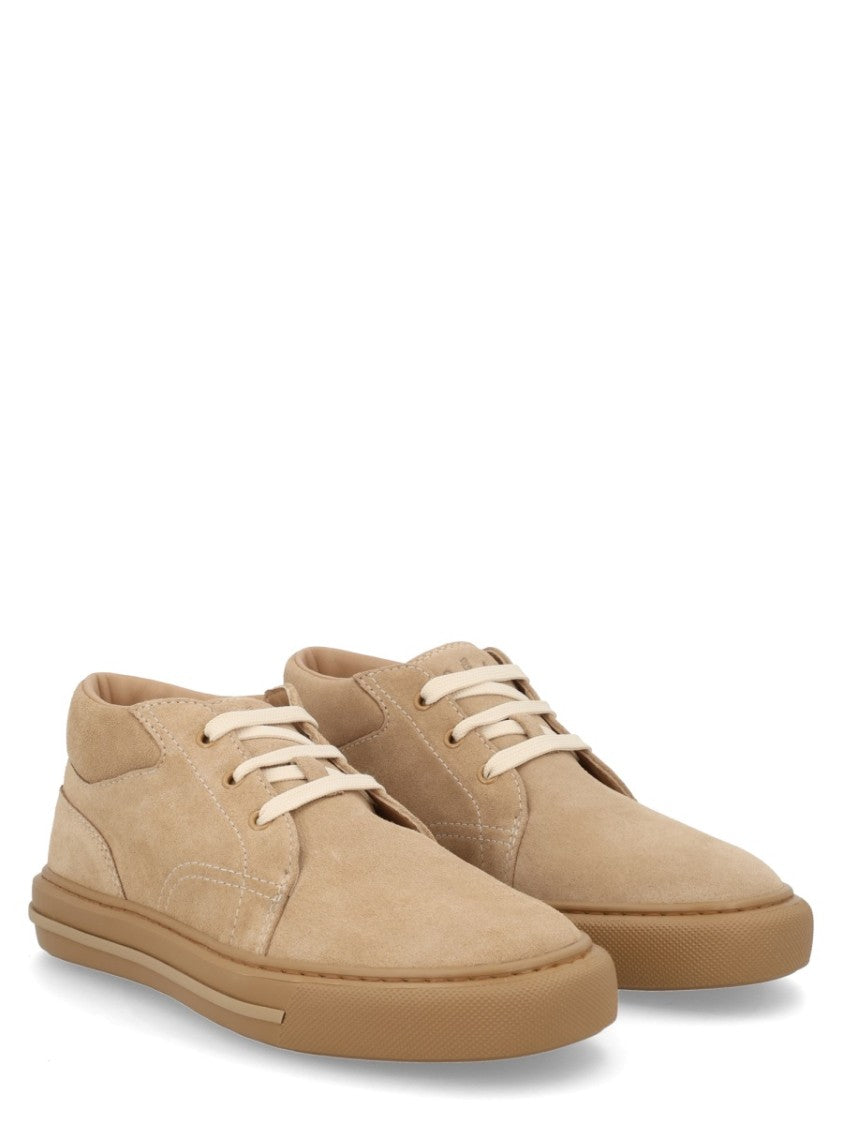 Hogan H691 Calfskin Suede Low-Top Loafers