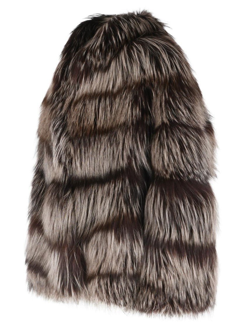 Simonetta Ravizza Banny' Fox Fur 'Silver Fox Iris' Jacket