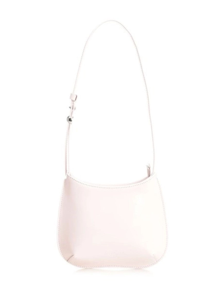 Jacquemus Pink Curved Shape Leather Shoulder Bag