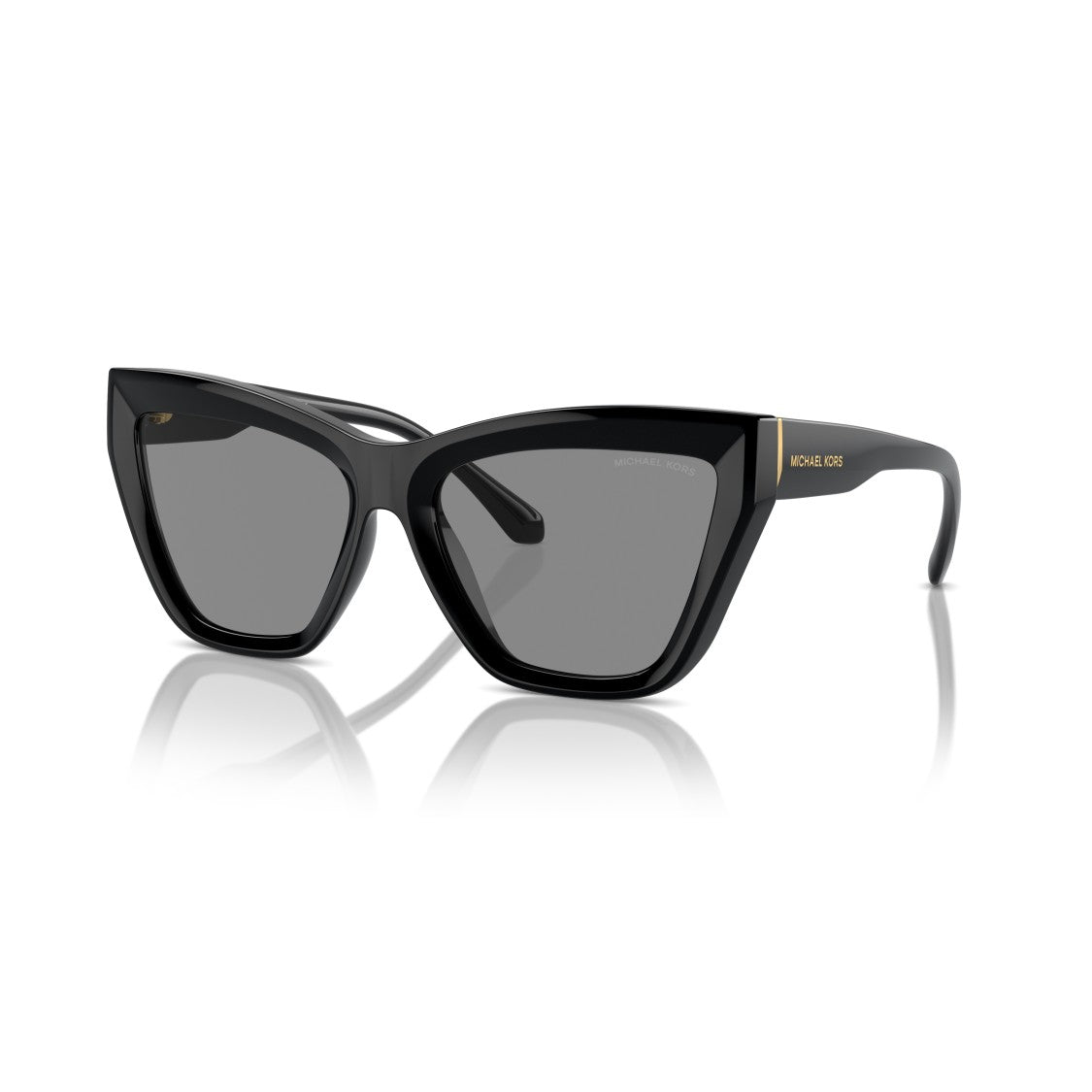 Michael Kors 0Mk2211u Bold Cat-Eye Sunglasses With Glossy Black Frames