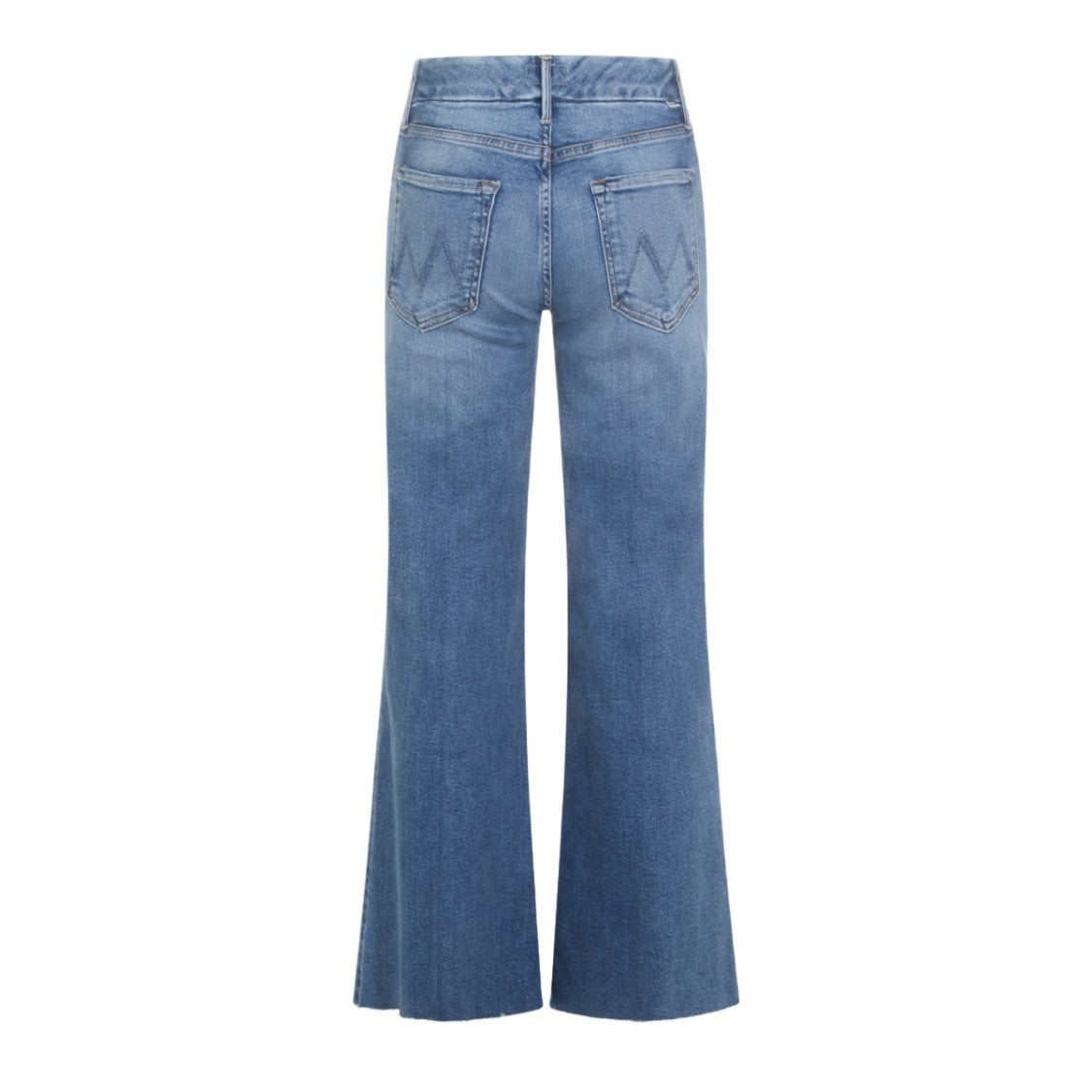 Mother High-Waisted Flared Leg Jeans With Stitched Detail