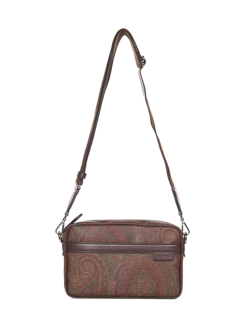 Etro Paisley Jacquard Fabric Shoulder Bag