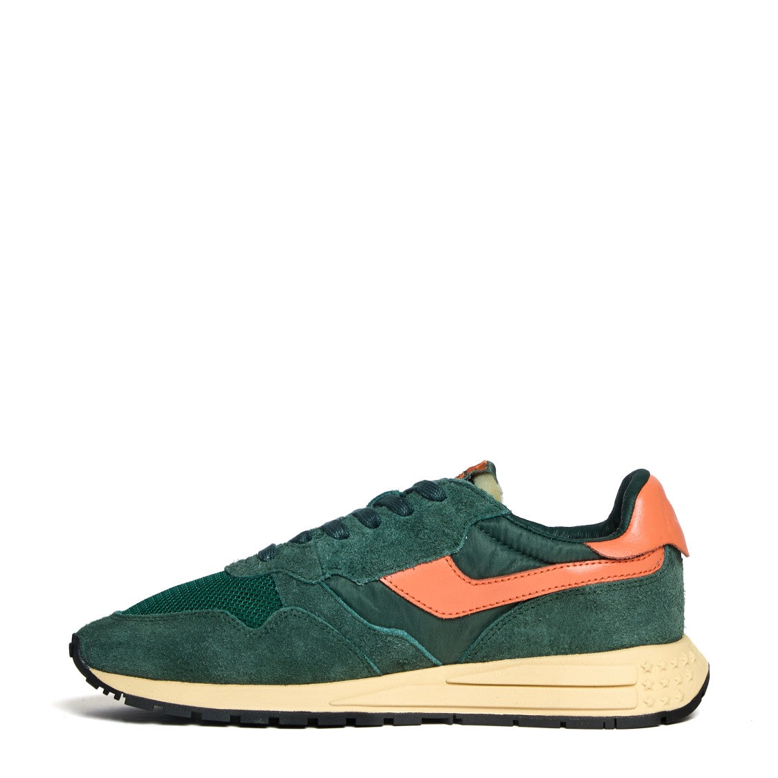 Autry Low-Top Sneakers With Textured Suede And Mesh Accents