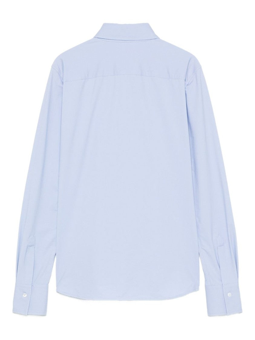 Xacus Light Blue Long-Sleeve Shirt With Classic Collar