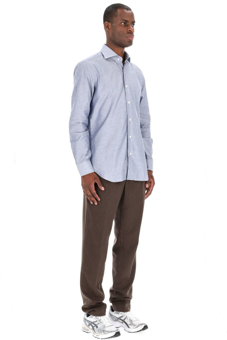 Barba Culto Line Oxford Cotton Shirt