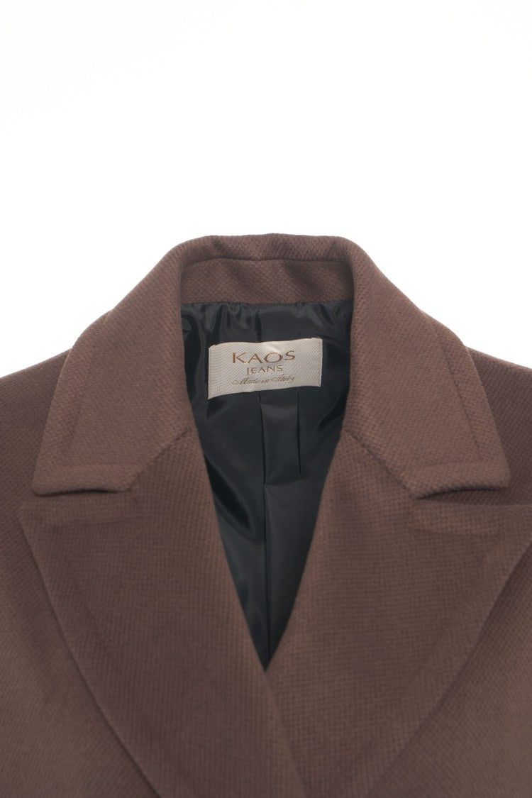 Kaos Structured Double-Breasted Coat
