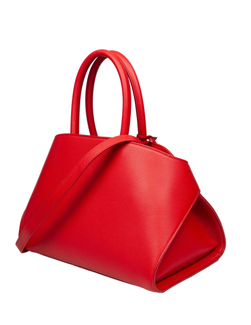 Salvatore Ferragamo Hug Th M Handbag In Red Leather