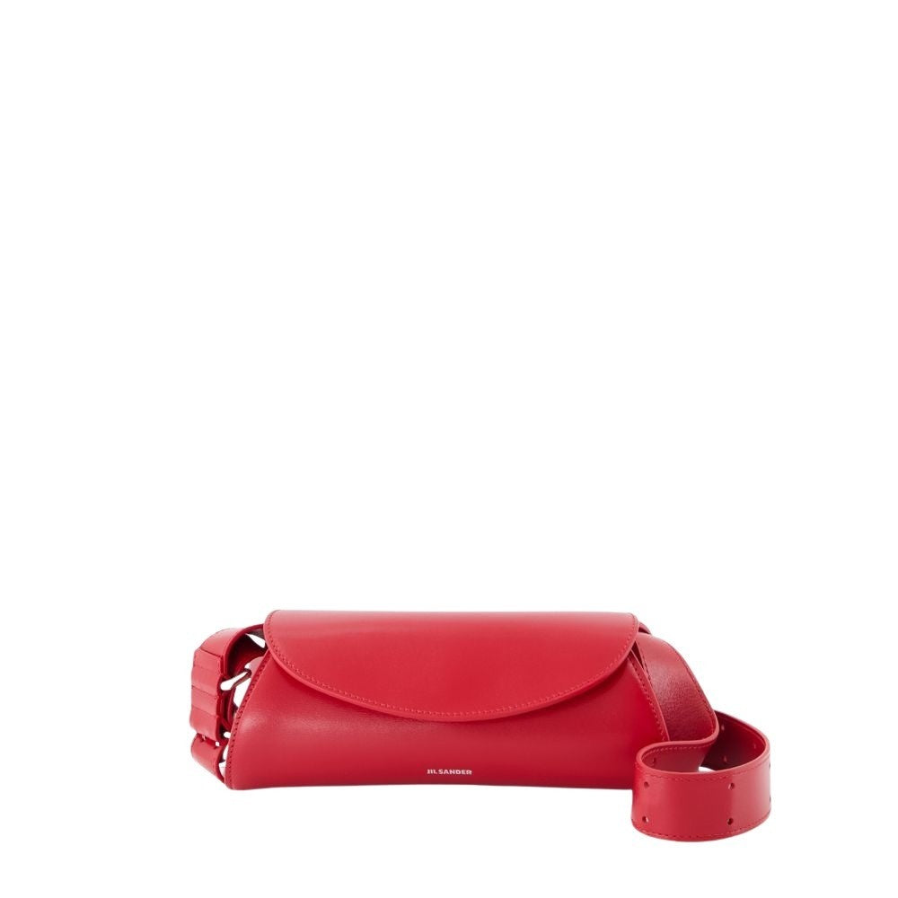 Jil Sander Cannolo Mini Purse - Leather - Red