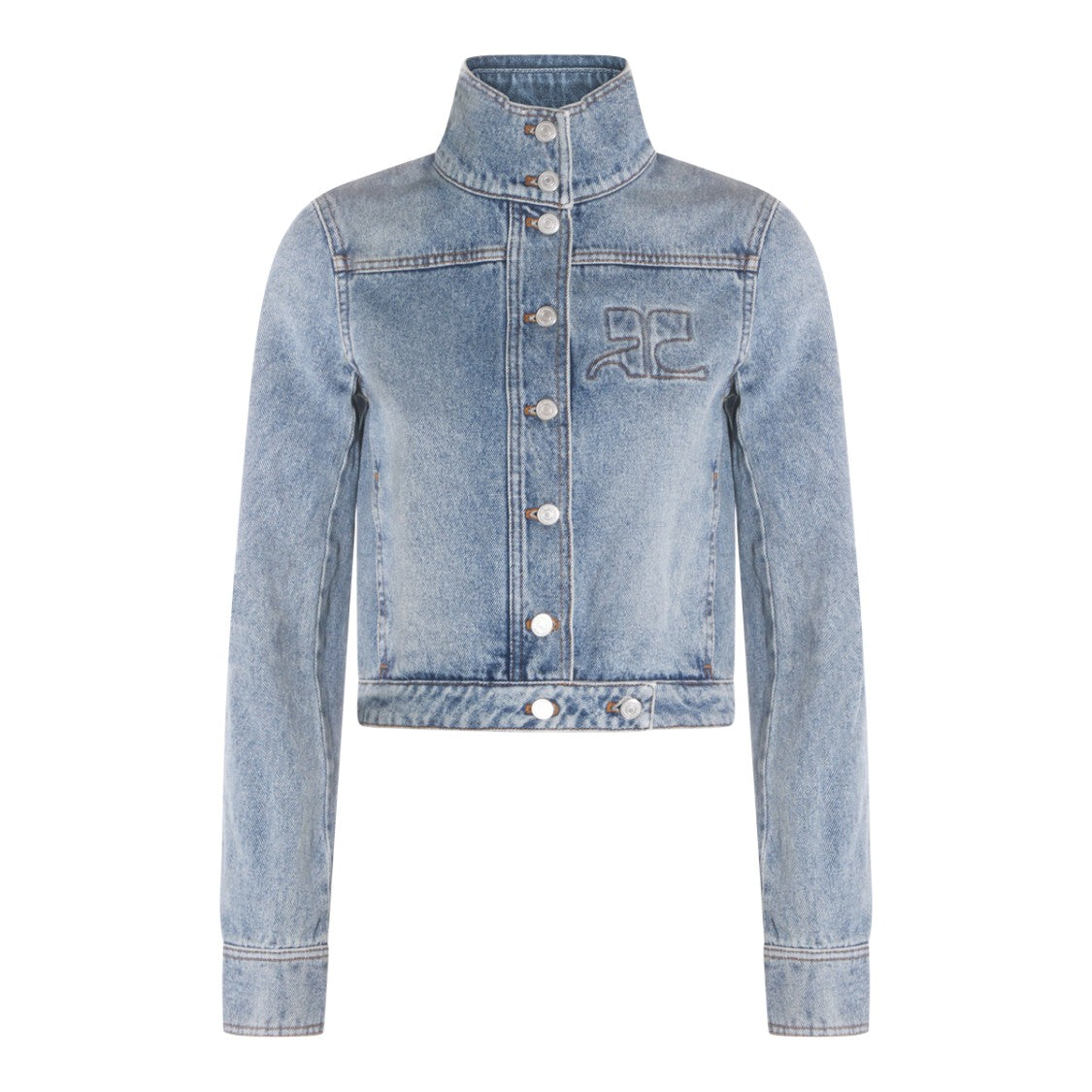 Courrèges Cropped Denim Jacket
