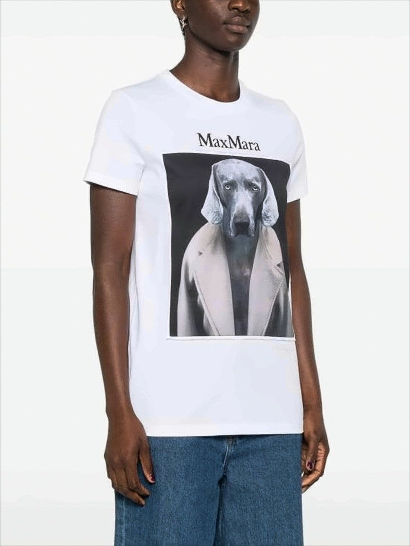 Max Mara Artistic Graphic Print T-Shirt