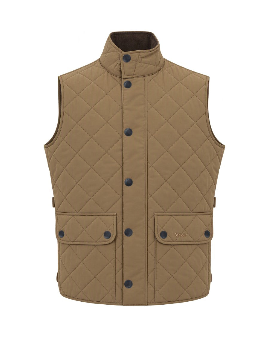 Barbour Sandstone Diamond-Quilted Vest