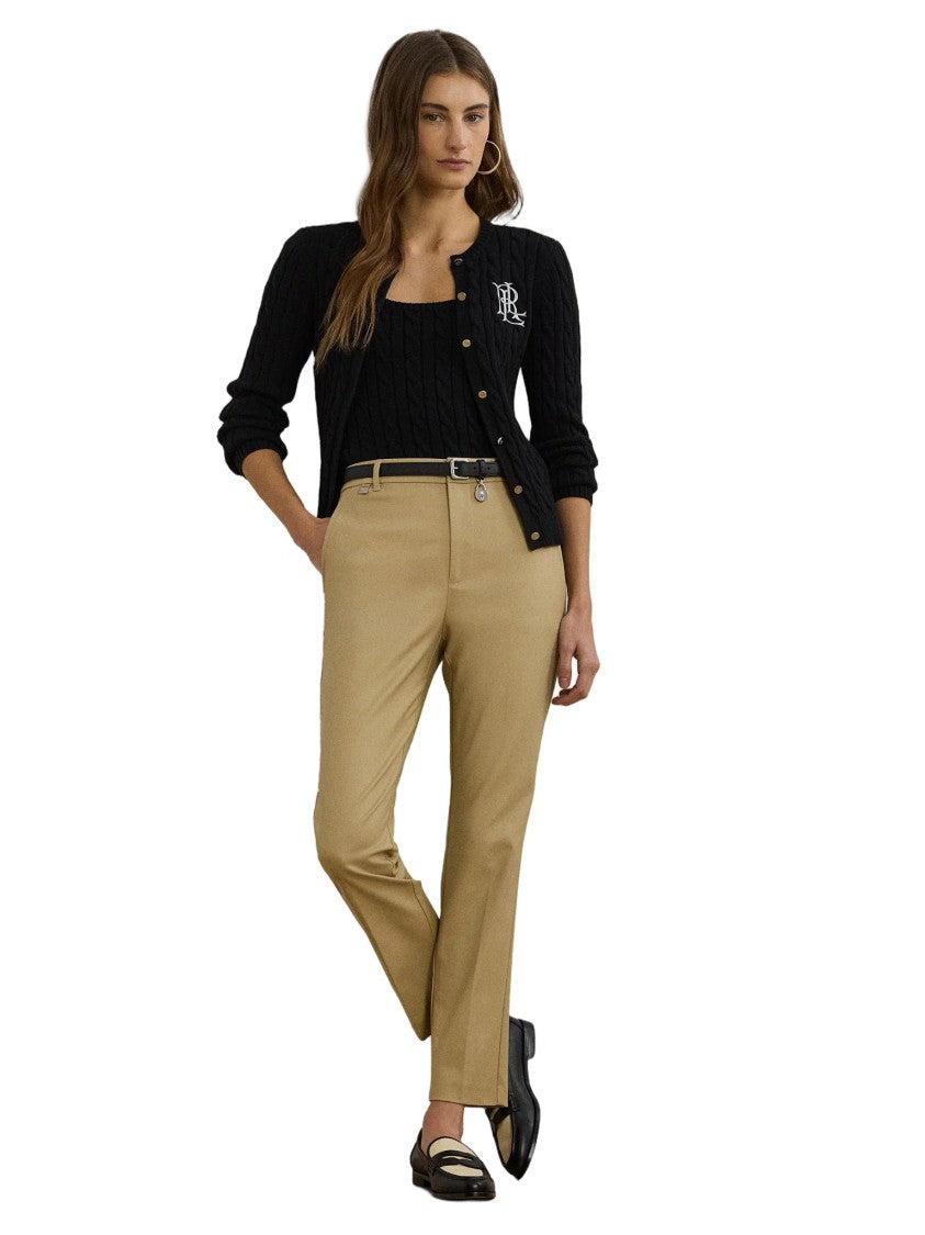 Lauren Ralph Lauren Tailored Slim-Leg Pants With Mid-Rise Waist