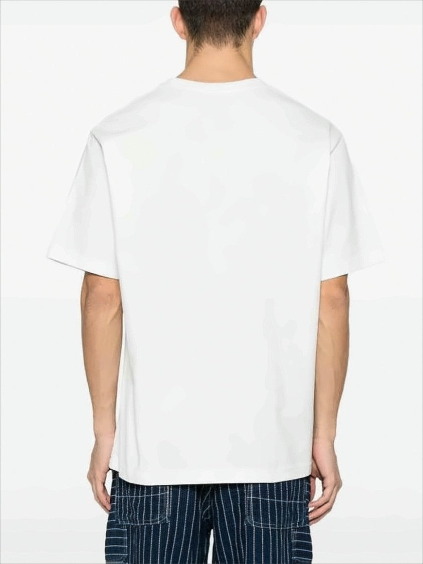 Kenzo Relaxed Fit Graphic White Cotton T-Shirt